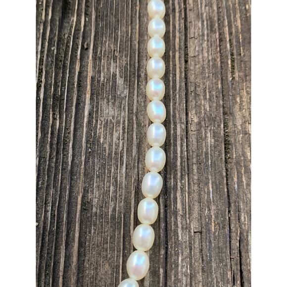 LIve Laugh Love Sterling Silver Heart and Freshwater Pearl Necklace - Picture 5 of 8